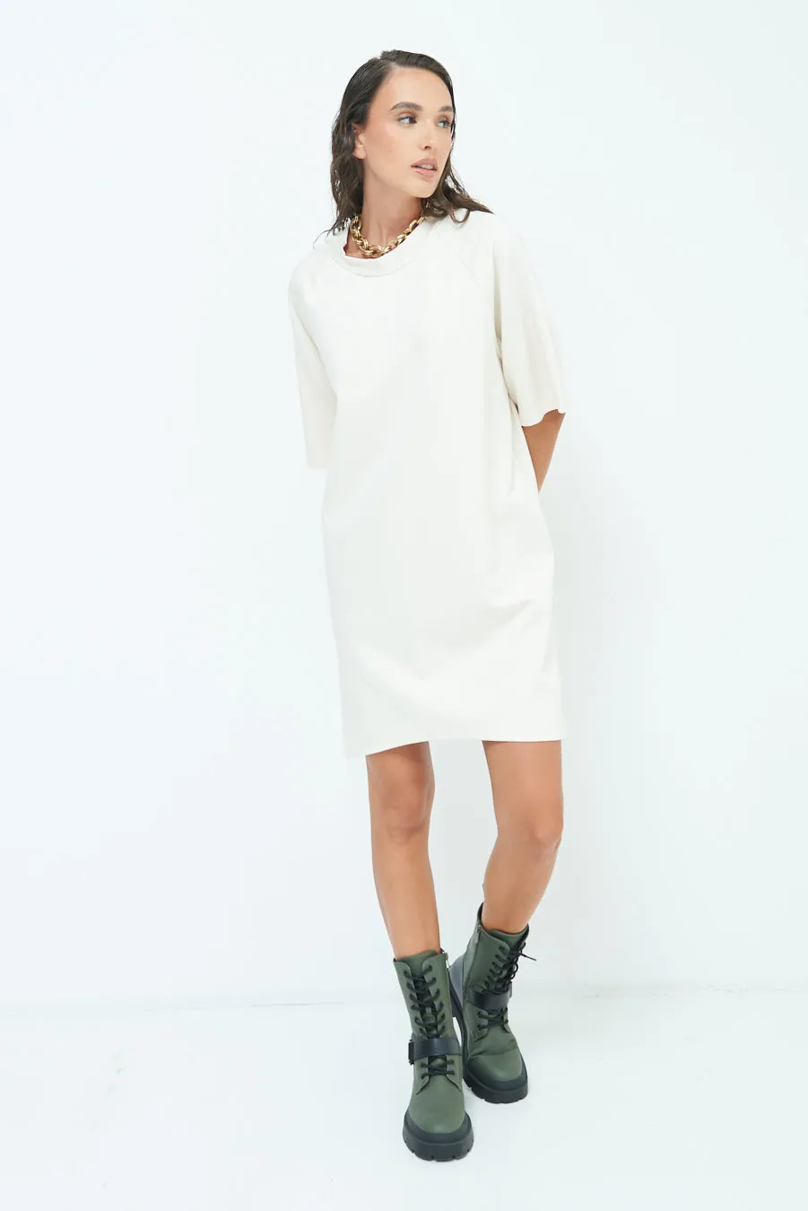 Relaxed fit tunic dress wholesale