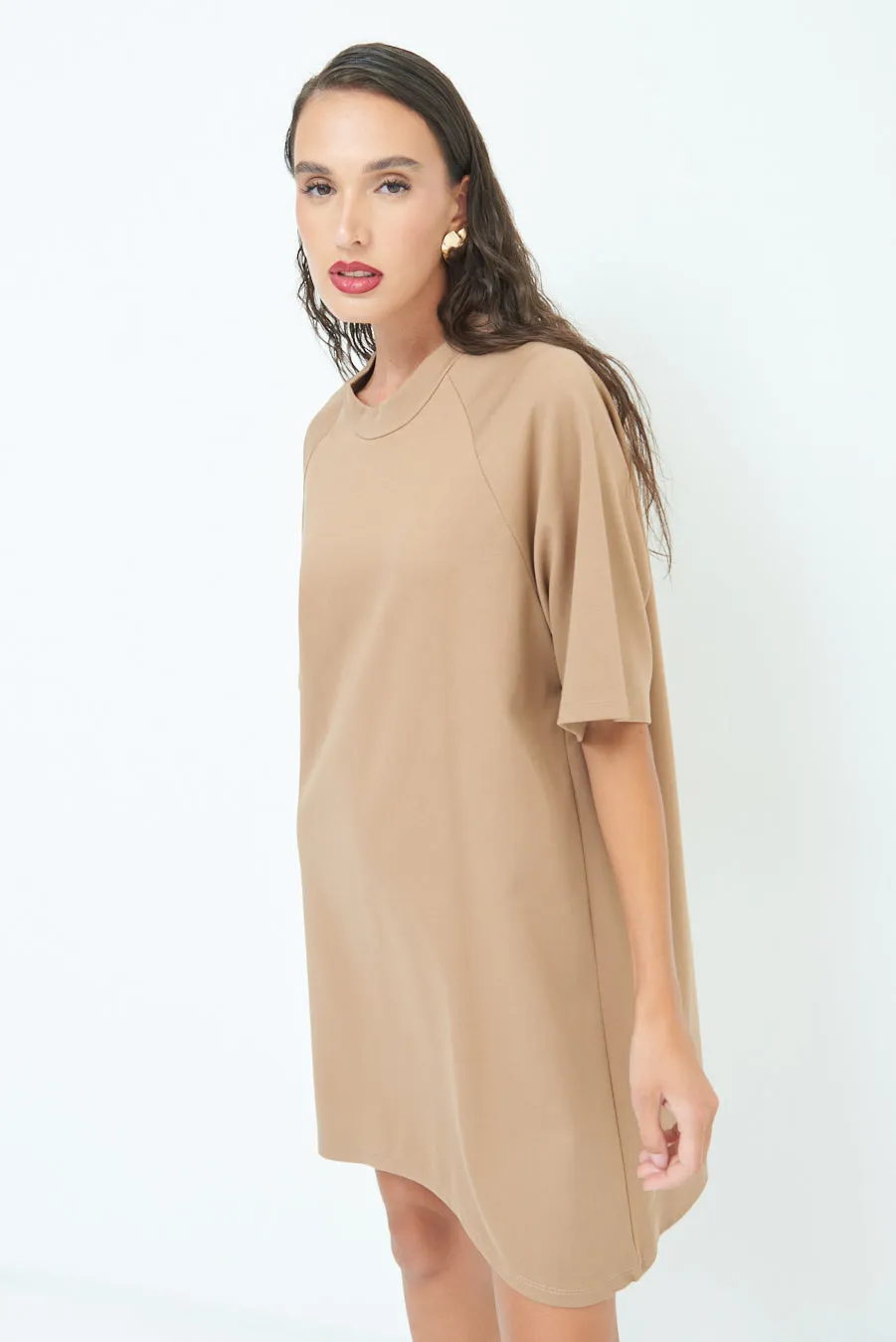 Relaxed fit tunic dress wholesale
