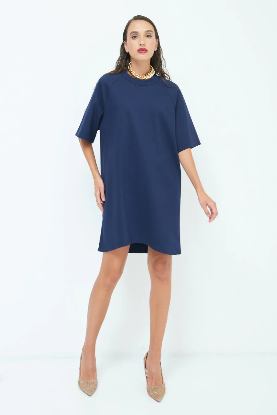 Relaxed fit tunic dress wholesale