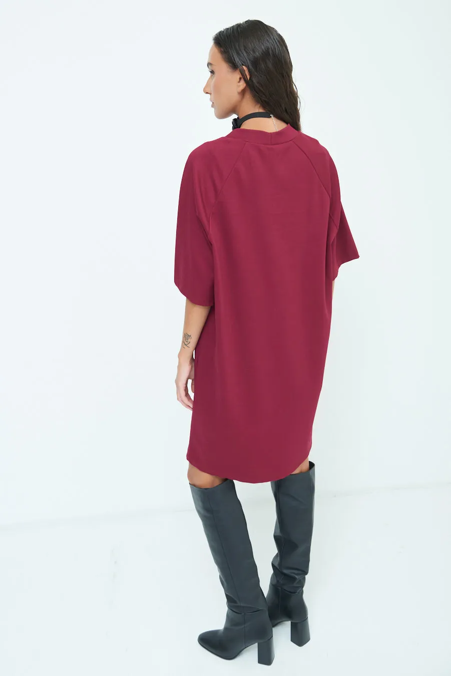 Relaxed fit tunic dress wholesale