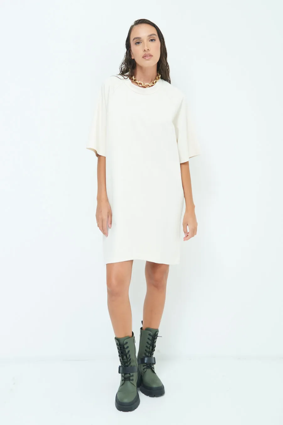 Relaxed fit tunic dress wholesale