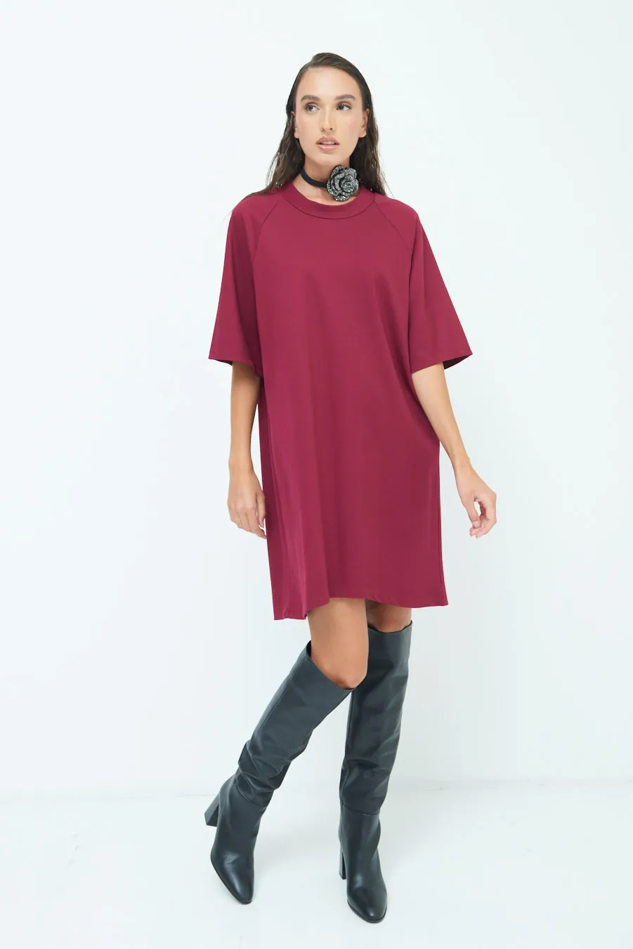 Relaxed fit tunic dress wholesale