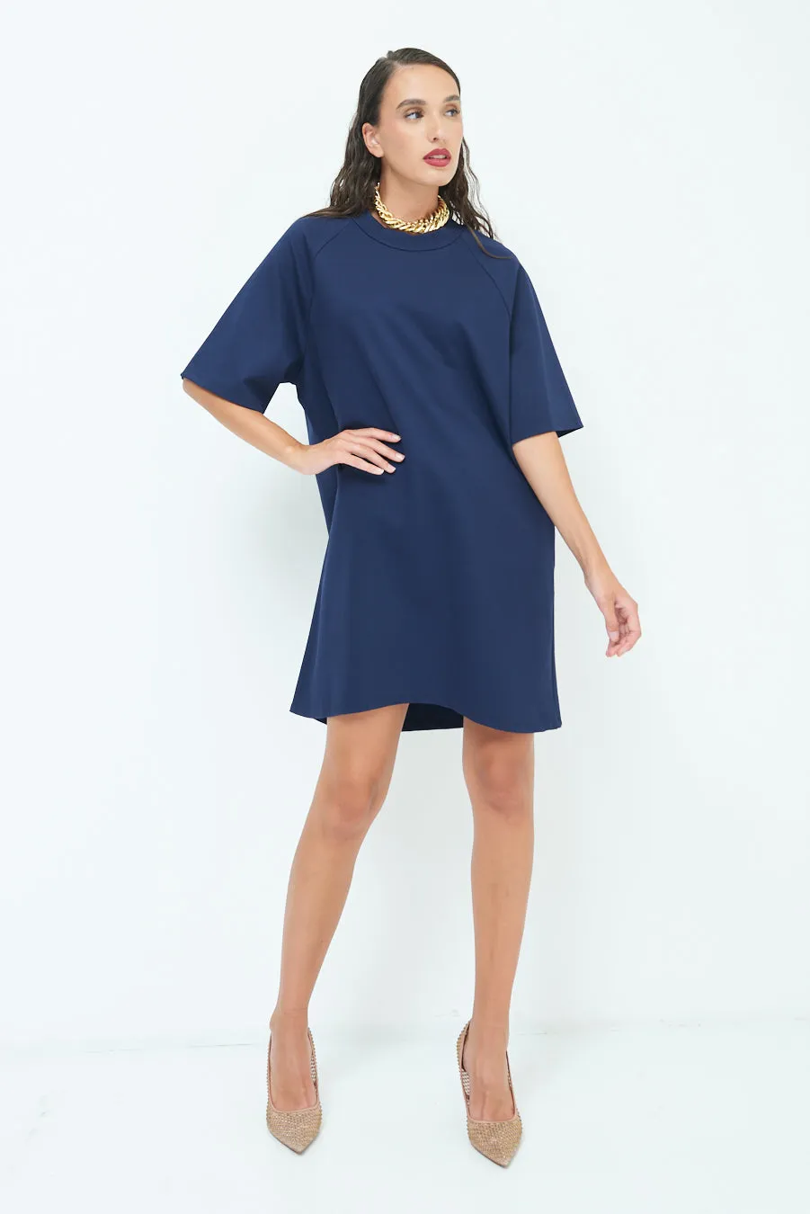 Relaxed fit tunic dress wholesale