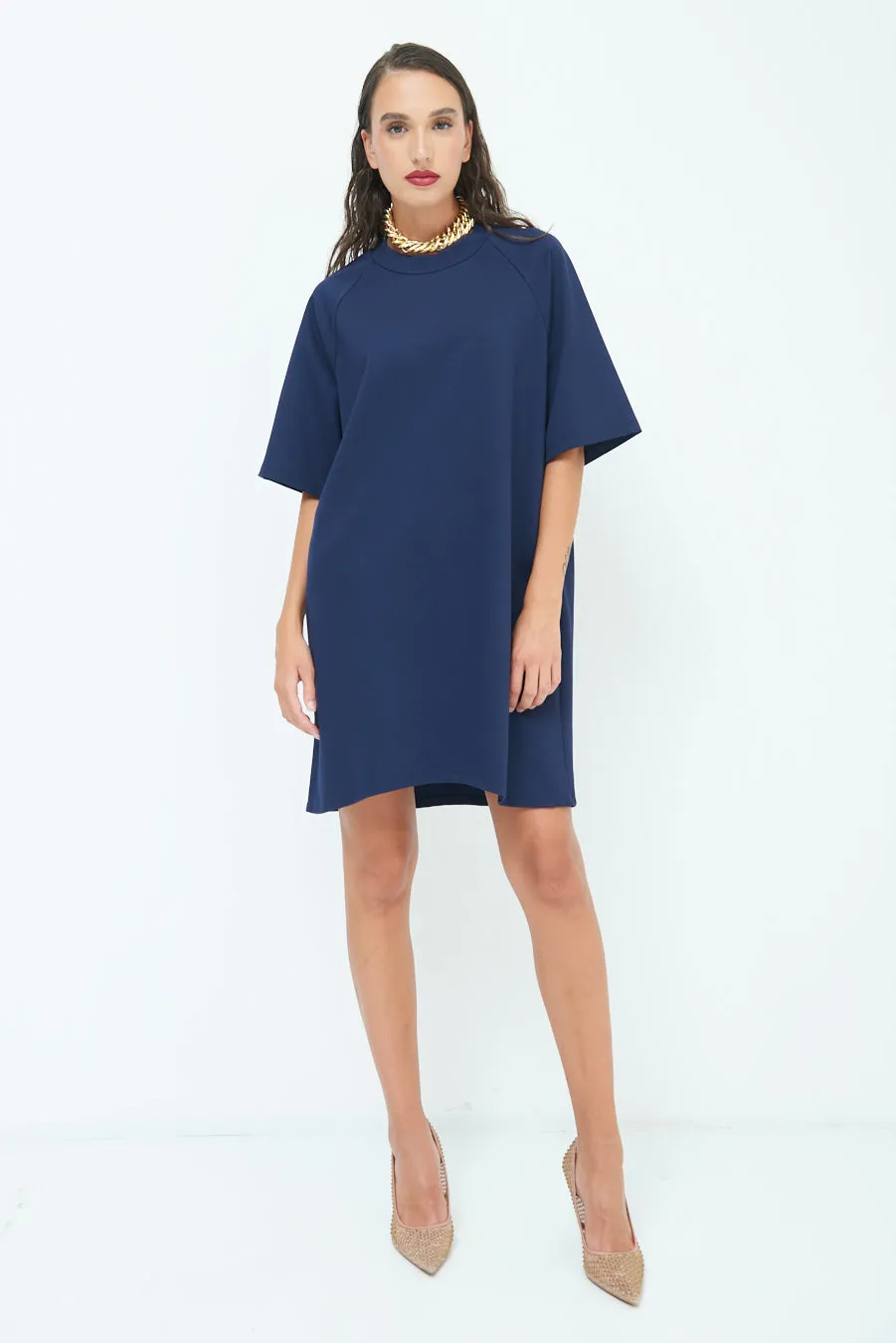 Relaxed fit tunic dress wholesale