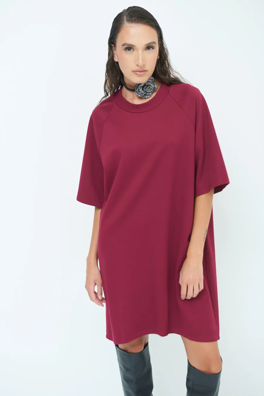 Relaxed fit tunic dress wholesale
