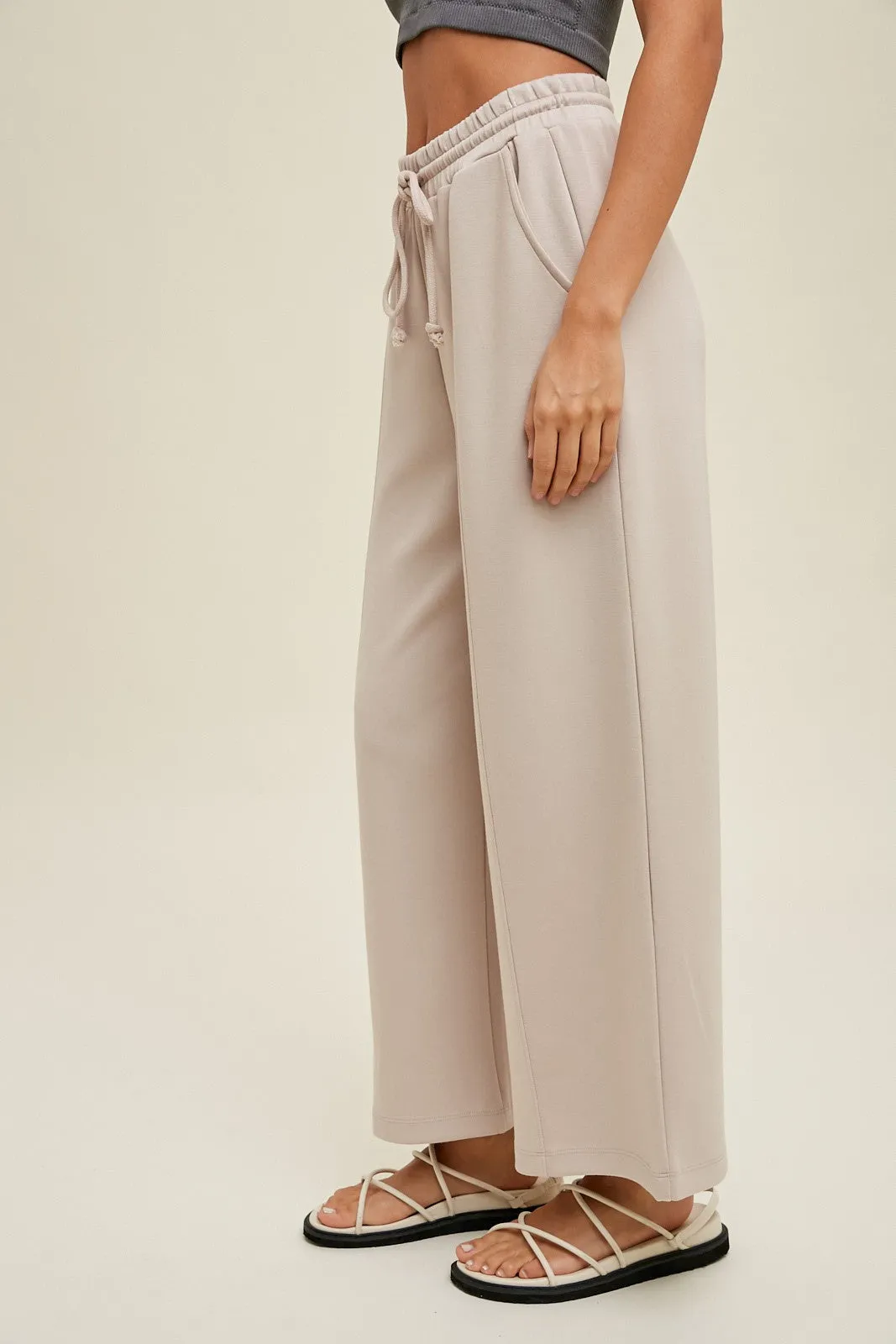 Scuba Wide Leg Pants