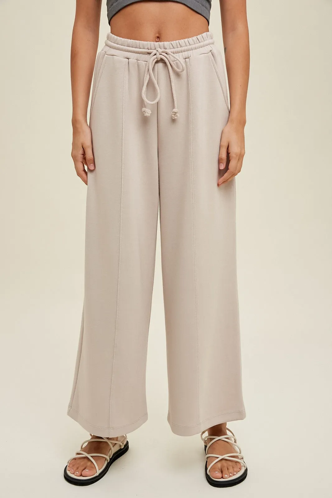 Scuba Wide Leg Pants