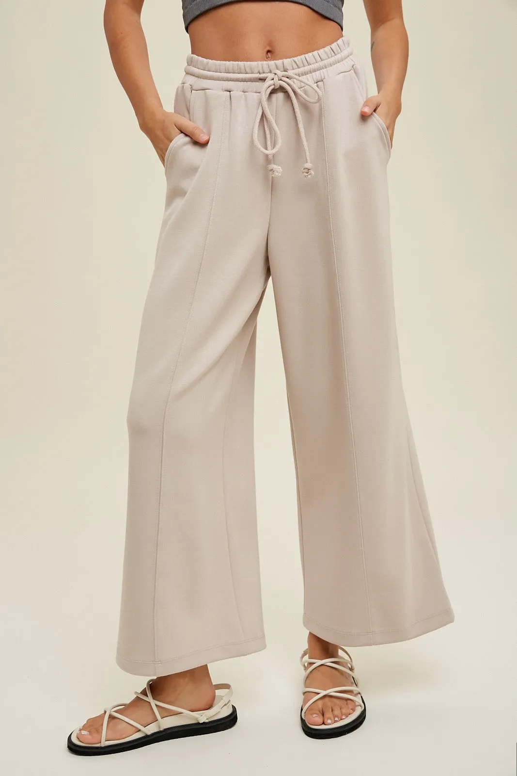Scuba Wide Leg Pants