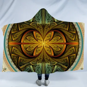 Shamanic Sherpa Hooded Blanket | Hooded Blankets For Adults | Calea