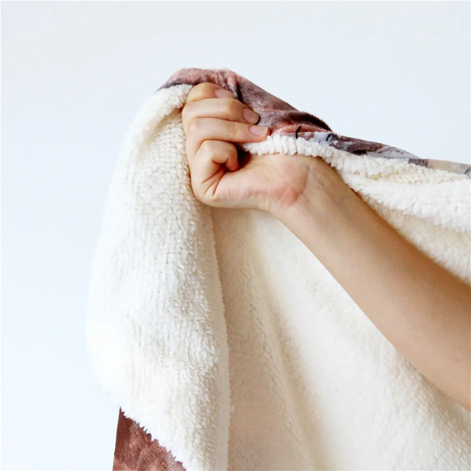 Shamanic Sherpa Hooded Blanket | Hooded Blankets For Adults | Calea