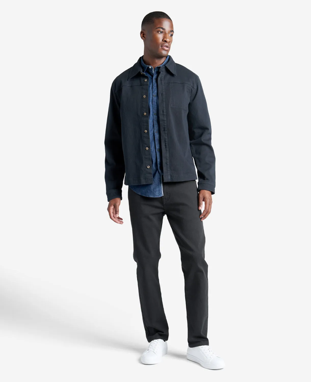 Slim-Fit Stretch-Twill 5-Pocket Pant