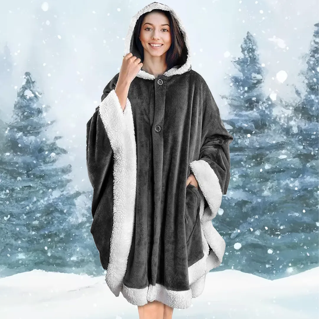 Snuggle Robe Blanket Hoodie