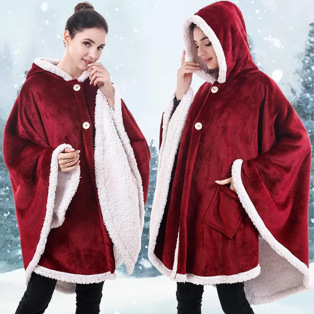 Snuggle Robe Blanket Hoodie