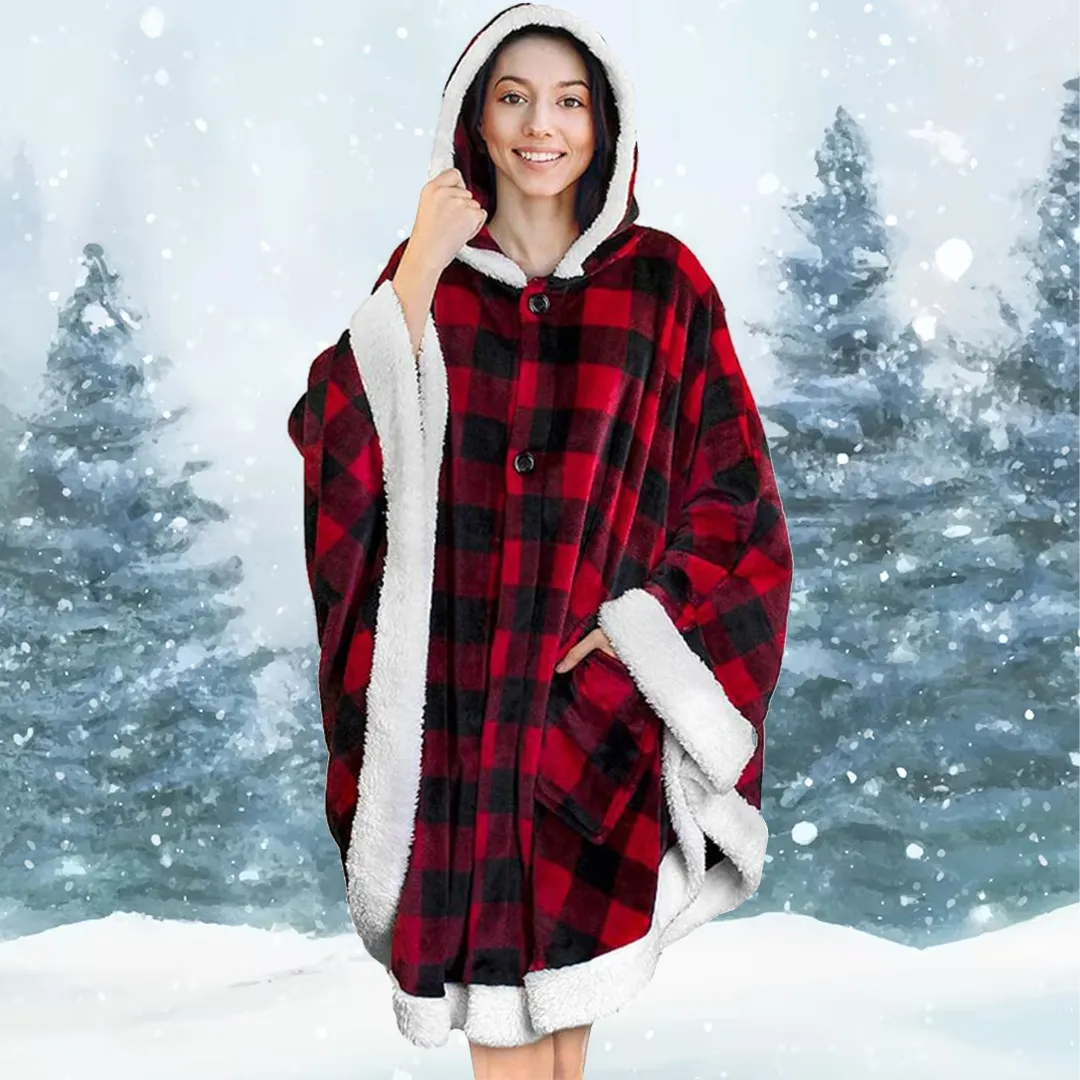 Snuggle Robe Blanket Hoodie