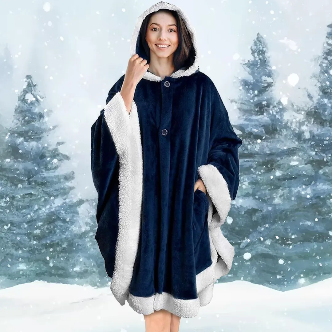 Snuggle Robe Blanket Hoodie