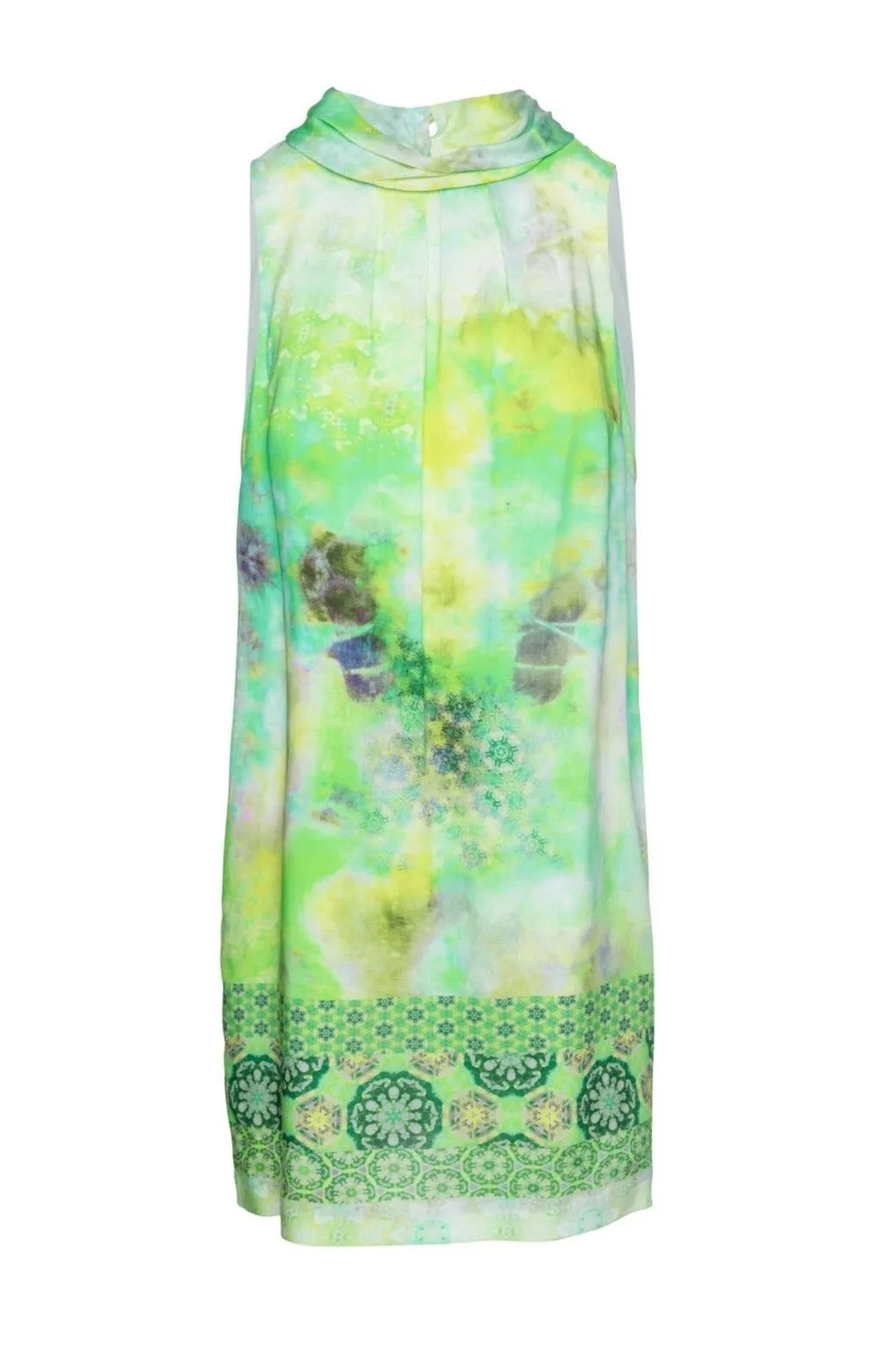 Straight Sleeveless Print Dress by Conquista