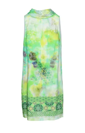 Straight Sleeveless Print Dress by Conquista
