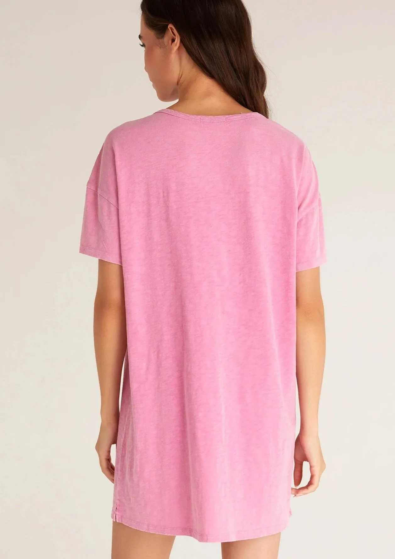 The Relaxed T-Shirt Dress | Orchid Pink