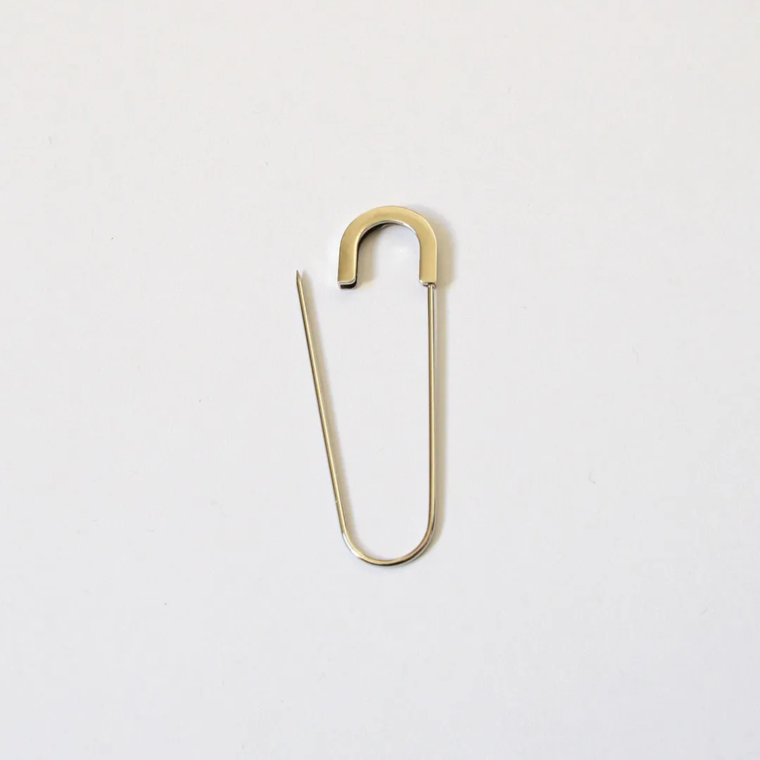 U Kilt Pin/Shiny Silver - 7.5cm (3")