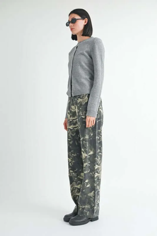 Vintage Camo Straight Leg Pants