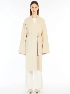 Weekend By Max Mara ERIS Wool Robe Coat In Beige 2425016011 Col 064