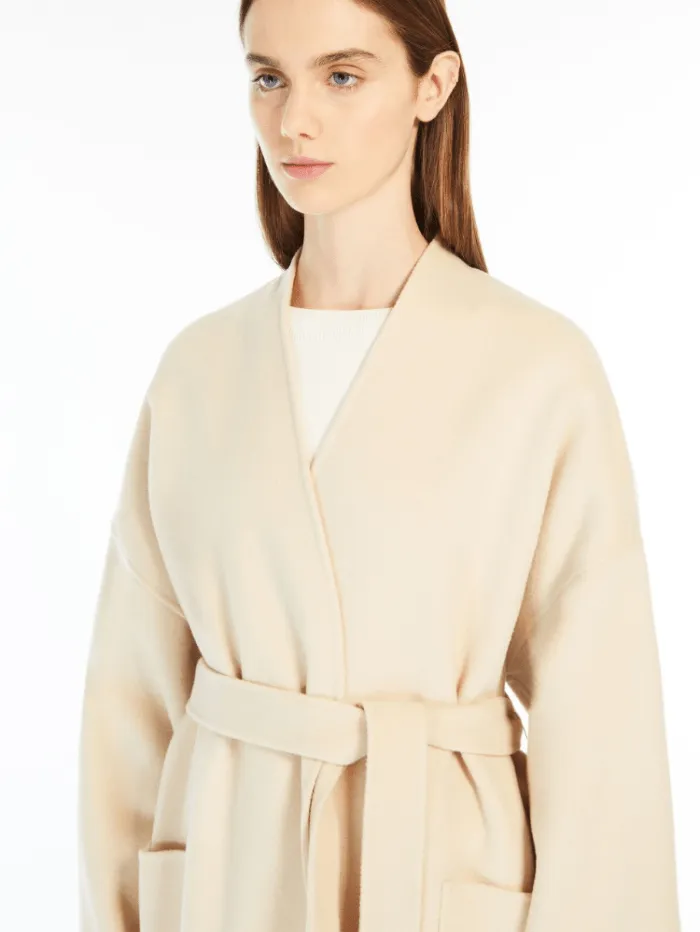 Weekend By Max Mara ERIS Wool Robe Coat In Beige 2425016011 Col 064
