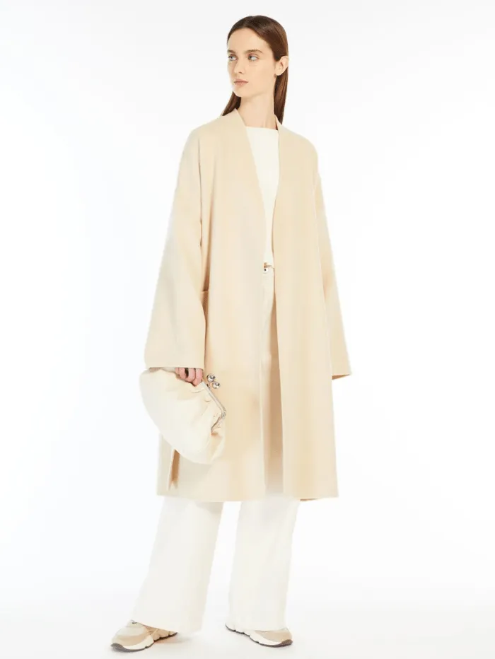 Weekend By Max Mara ERIS Wool Robe Coat In Beige 2425016011 Col 064
